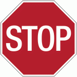 señal de stop